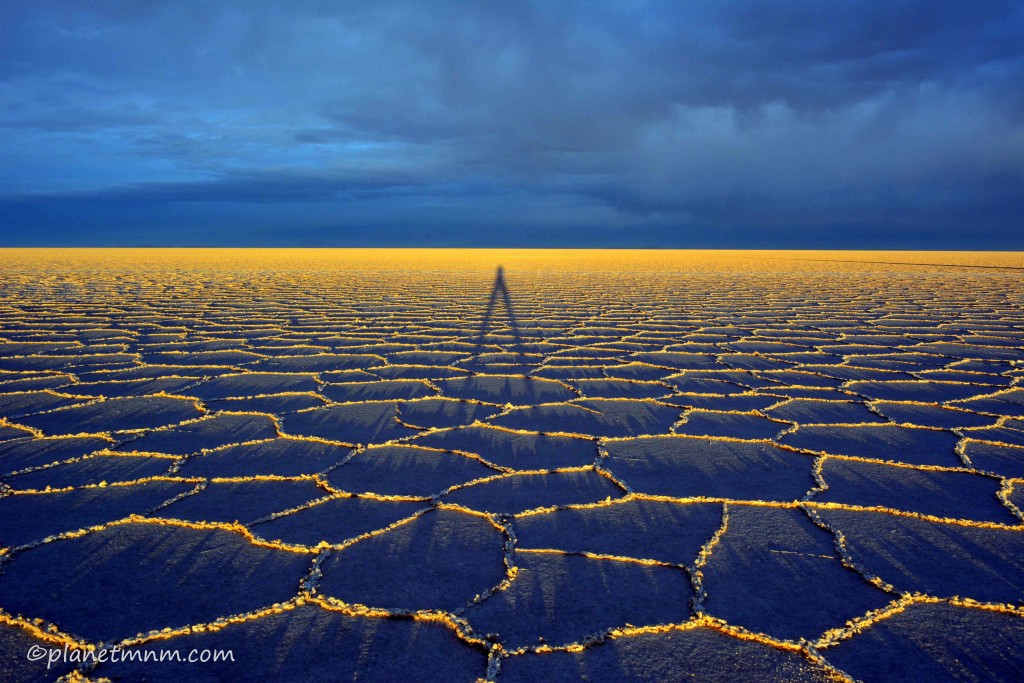 Sunset at Uyuni Salt Flats, Bolivia