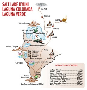 Salar De Uyuni - Map 